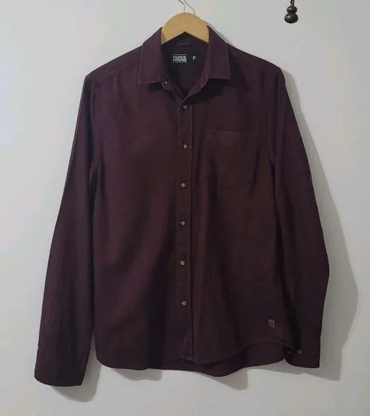 camisa vinho clock house