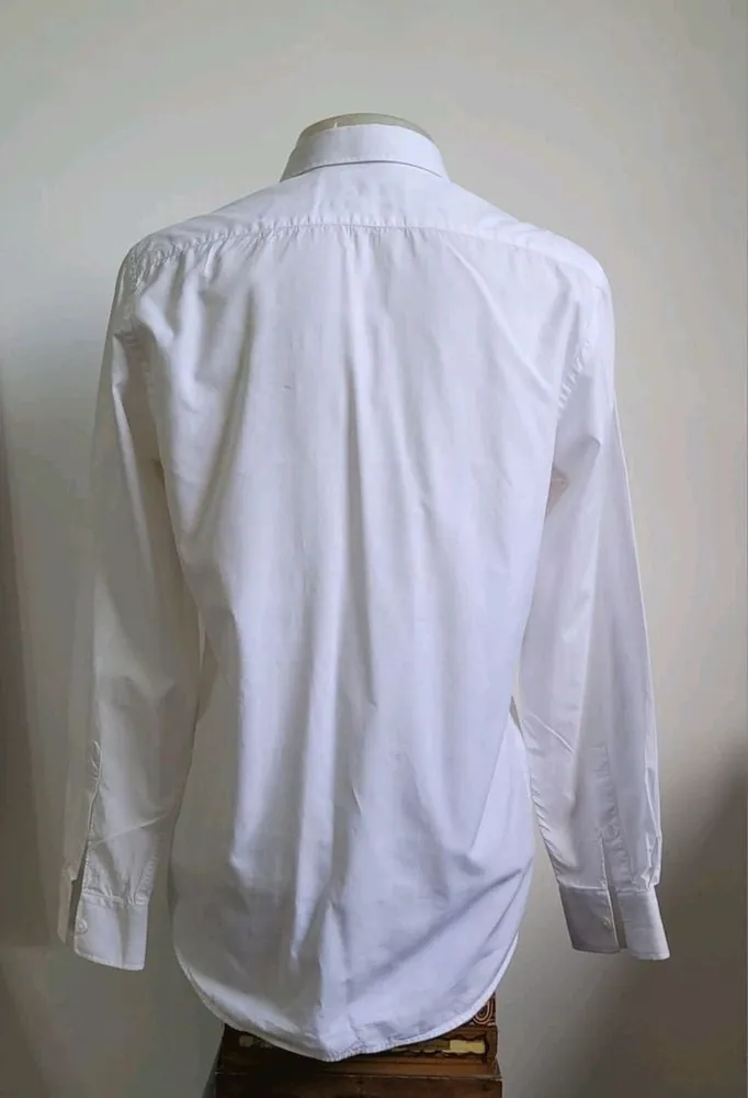 camisa branca burberry