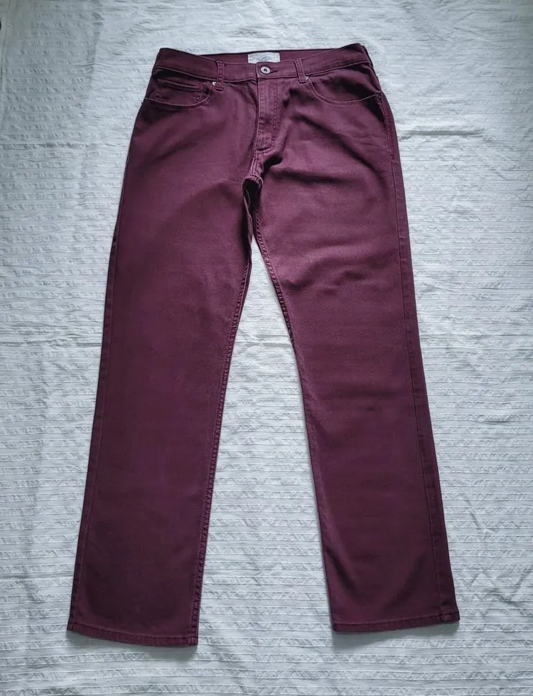 calça vinho lee