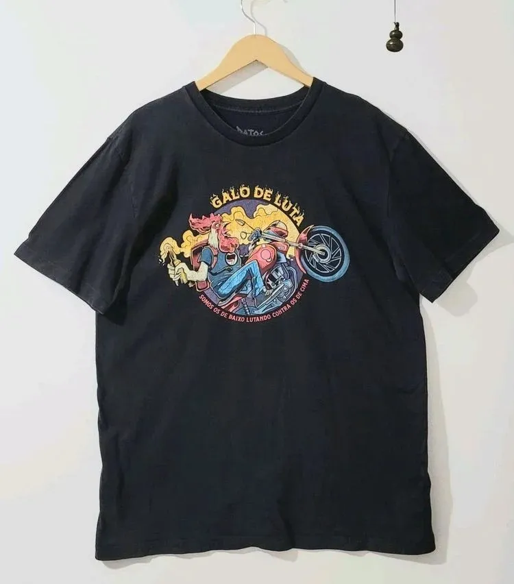 camiseta preta ratos de porão