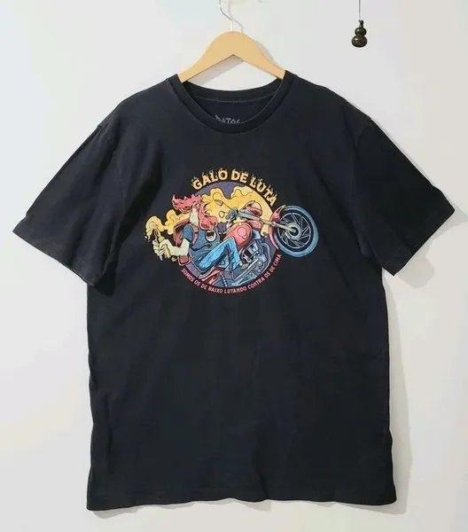 camiseta preta ratos de porão