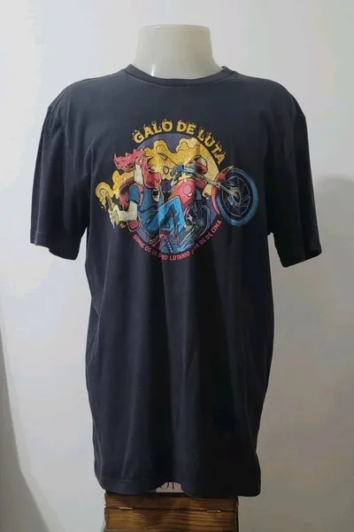 camiseta preta ratos de porão