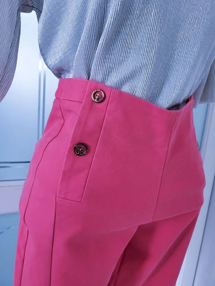 calça rosa pink