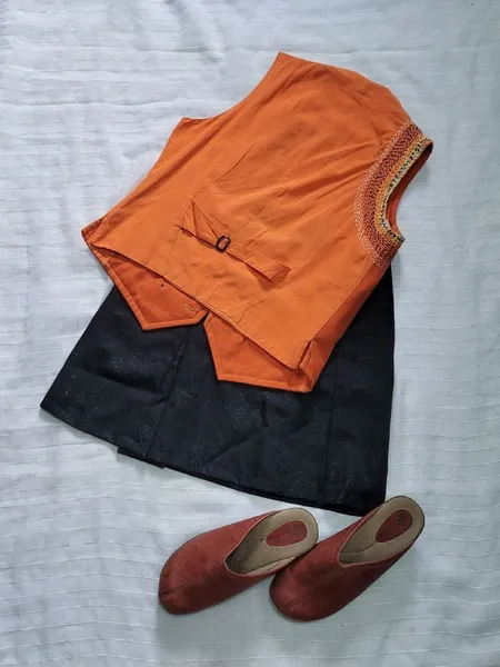 colete custom laranja