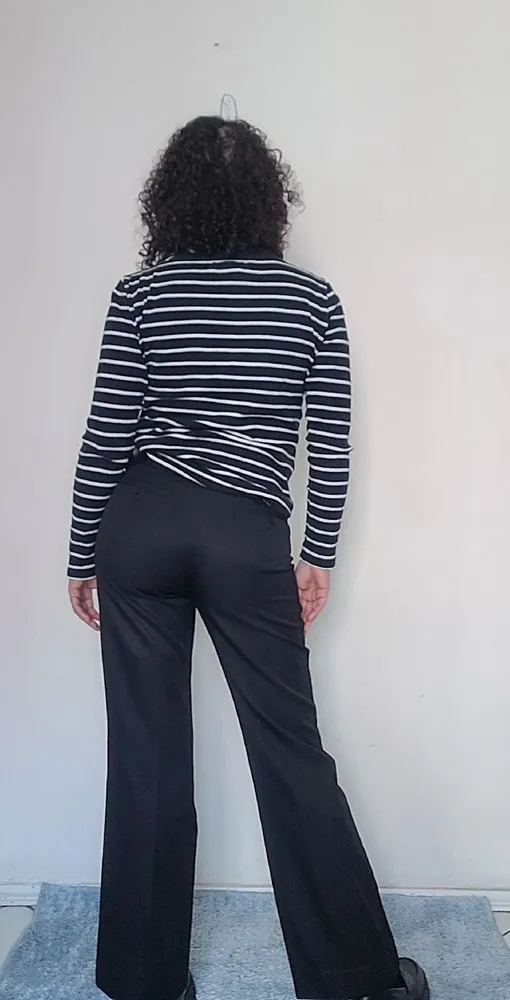 calça preta luigi bertolli