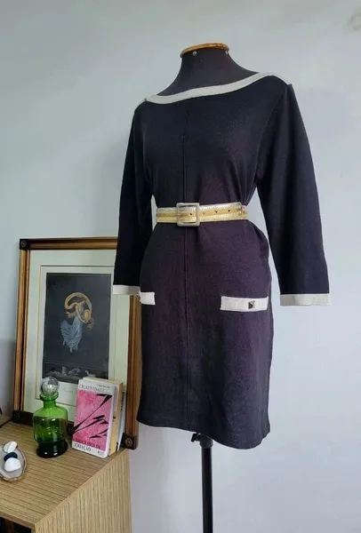 vestido preto inverno
