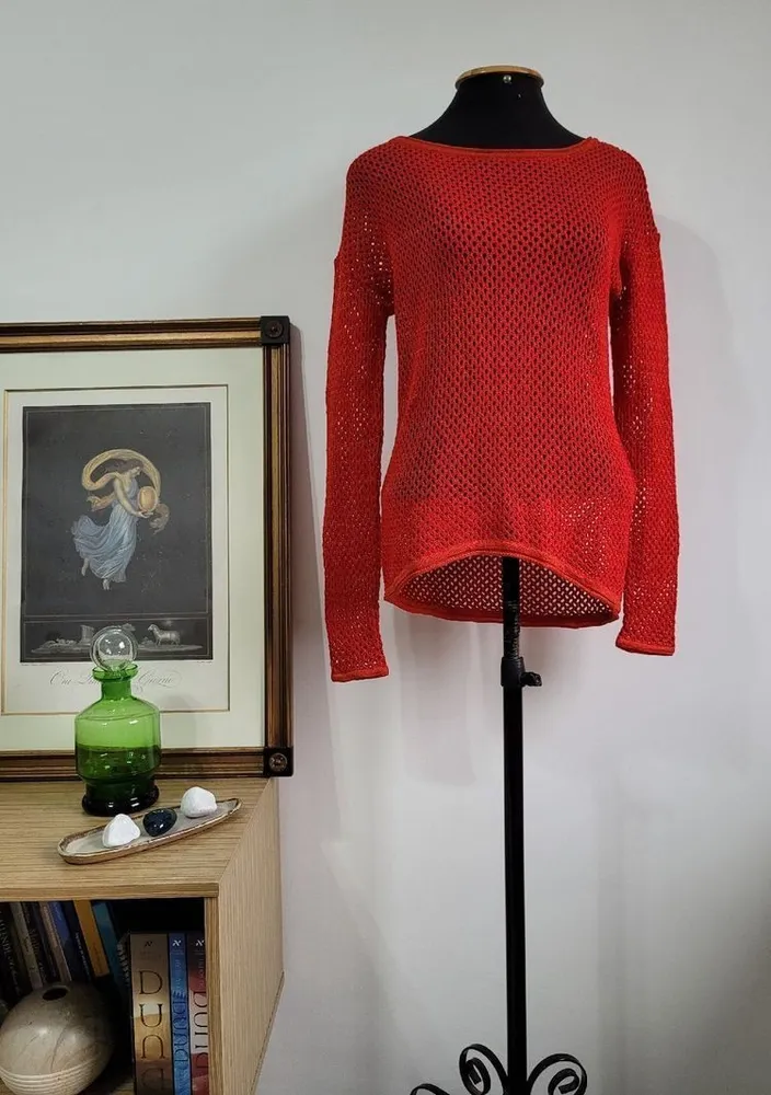 blusa Tricot vermelha egrey
