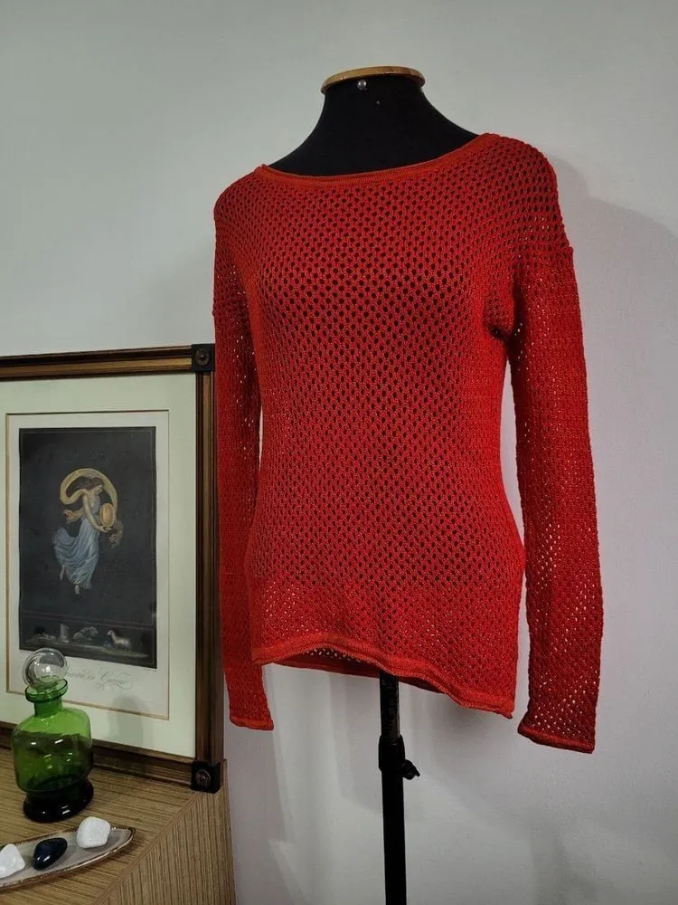 blusa Tricot vermelha egrey