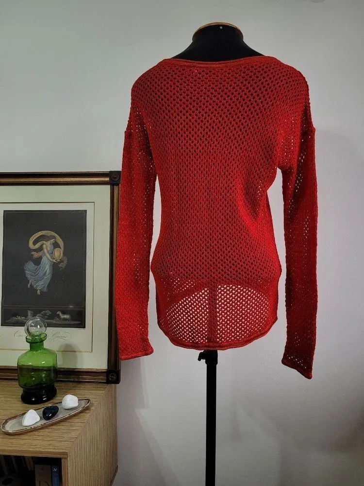 blusa Tricot vermelha egrey