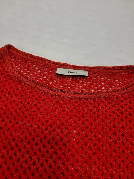 blusa Tricot vermelha egrey