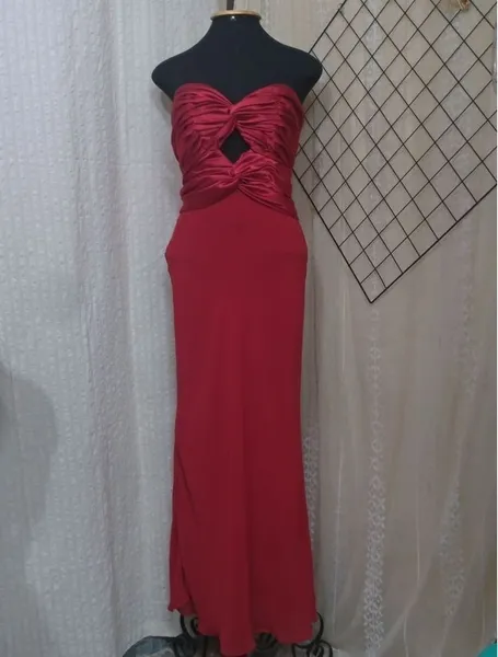 vestido de festa vermelho