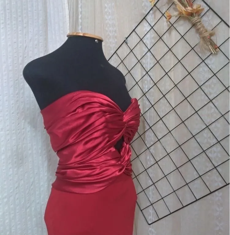 vestido de festa vermelho