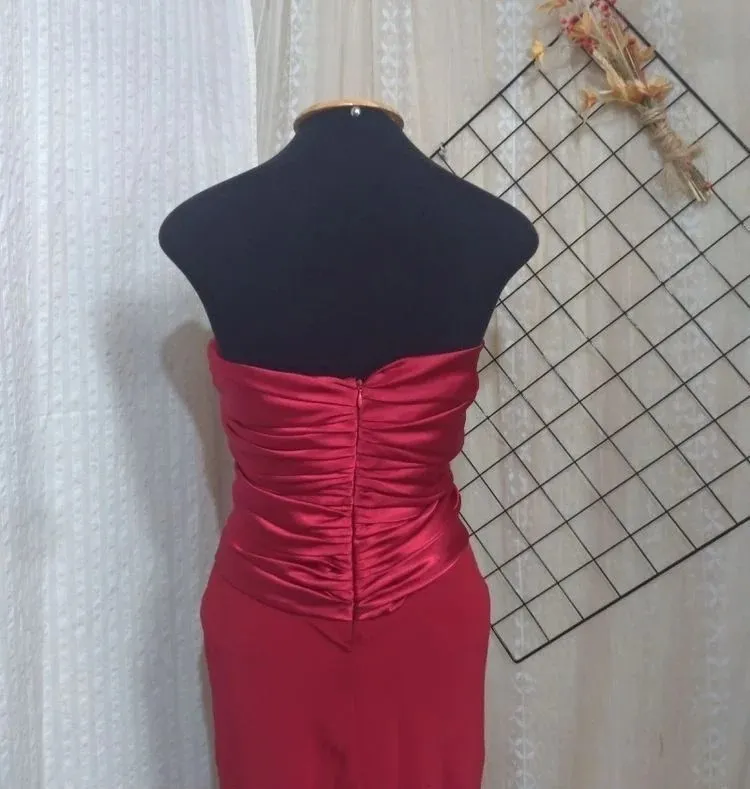 vestido de festa vermelho