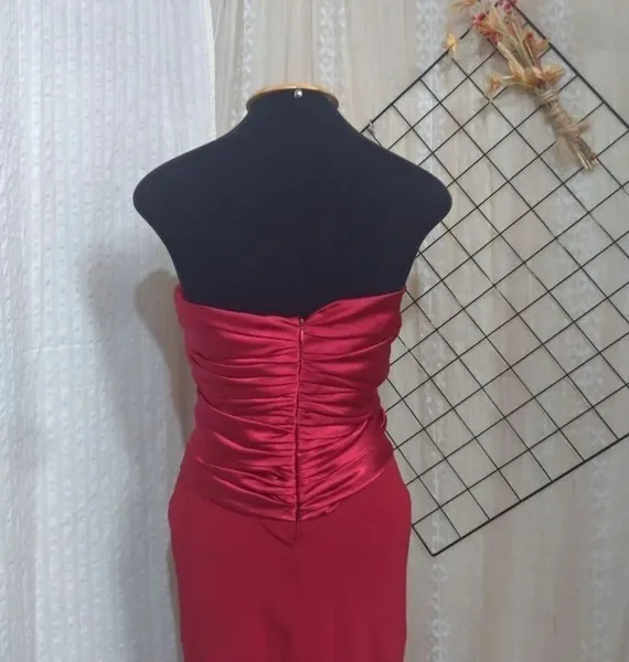 vestido de festa vermelho
