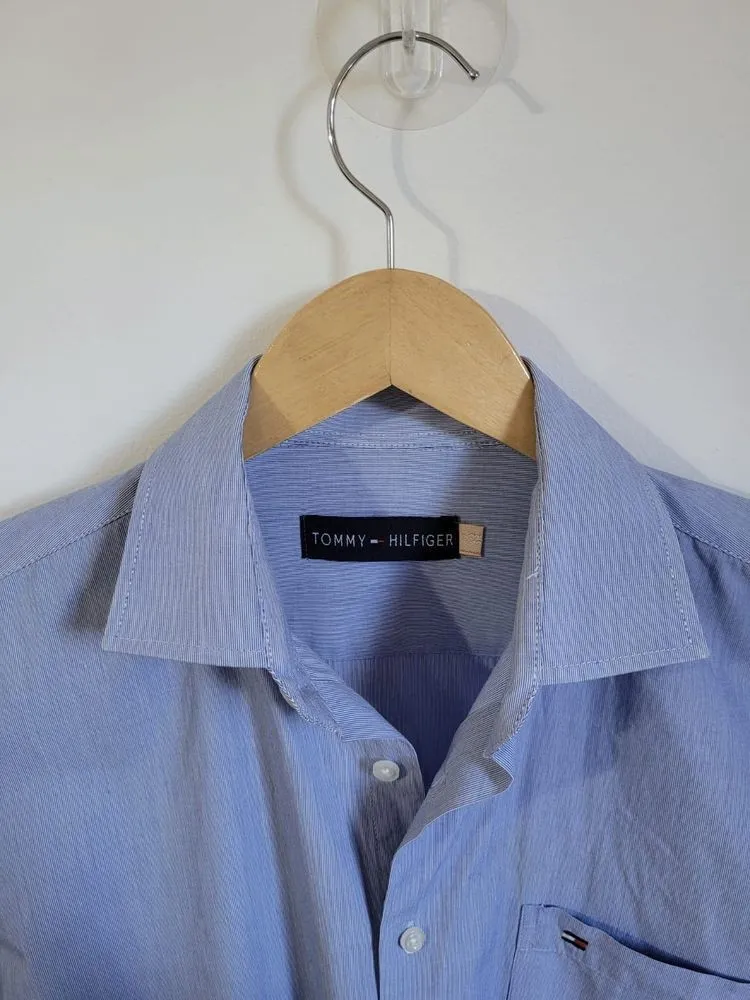 camisa listrada tommy hilfiger