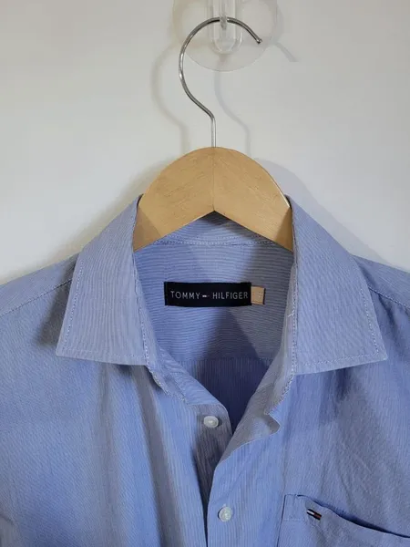 camisa listrada tommy hilfiger