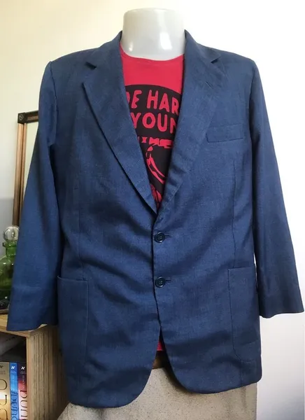 blazer azul marinho alfaiataria
