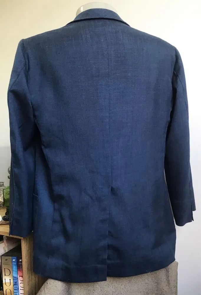 blazer azul marinho alfaiataria