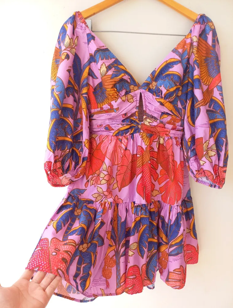 vestido banho de rio Farm