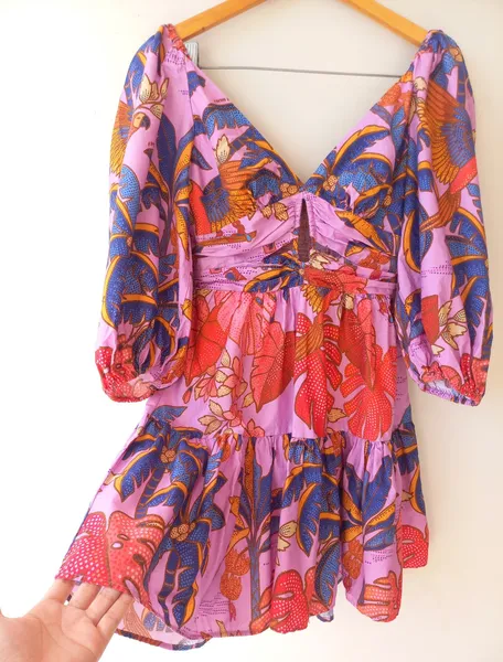 vestido banho de rio Farm