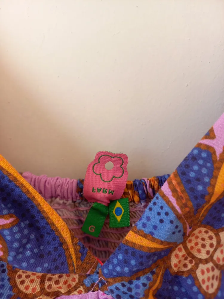 vestido banho de rio Farm