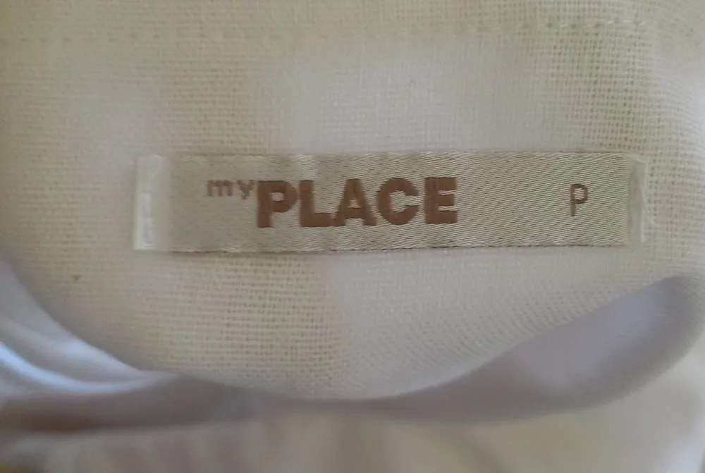 vestido midi recortes linho branco