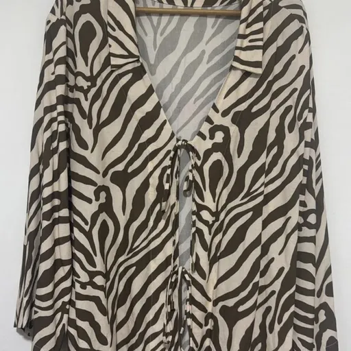 camisa animal print
