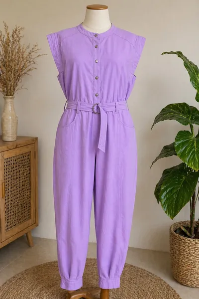 Macacao linho plus size