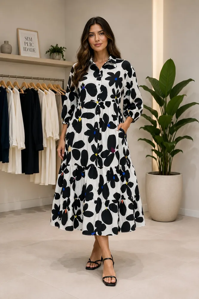 vestido maeve estampado floral
