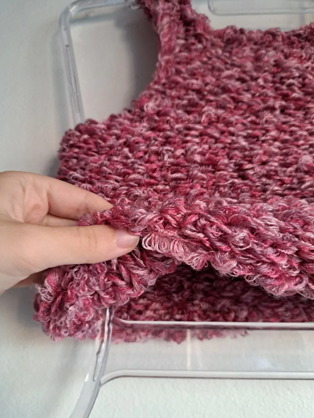 regata nova feita a mão crochê