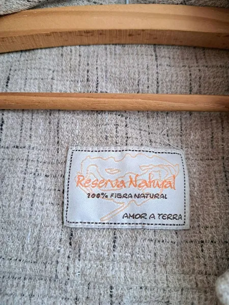 casaco fibra natural feminino