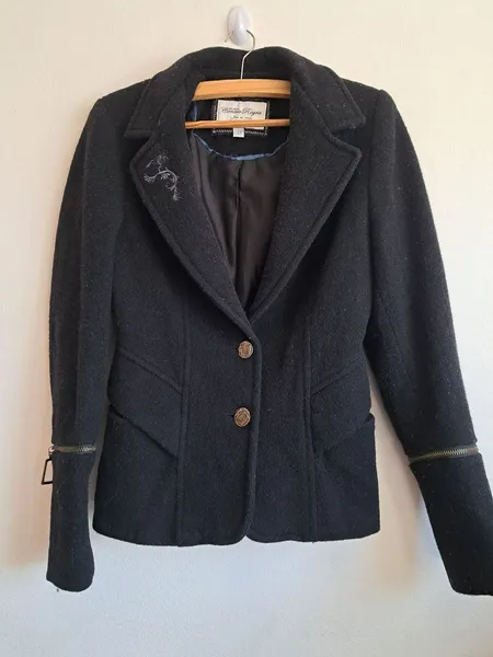 casaco lã batida feminino