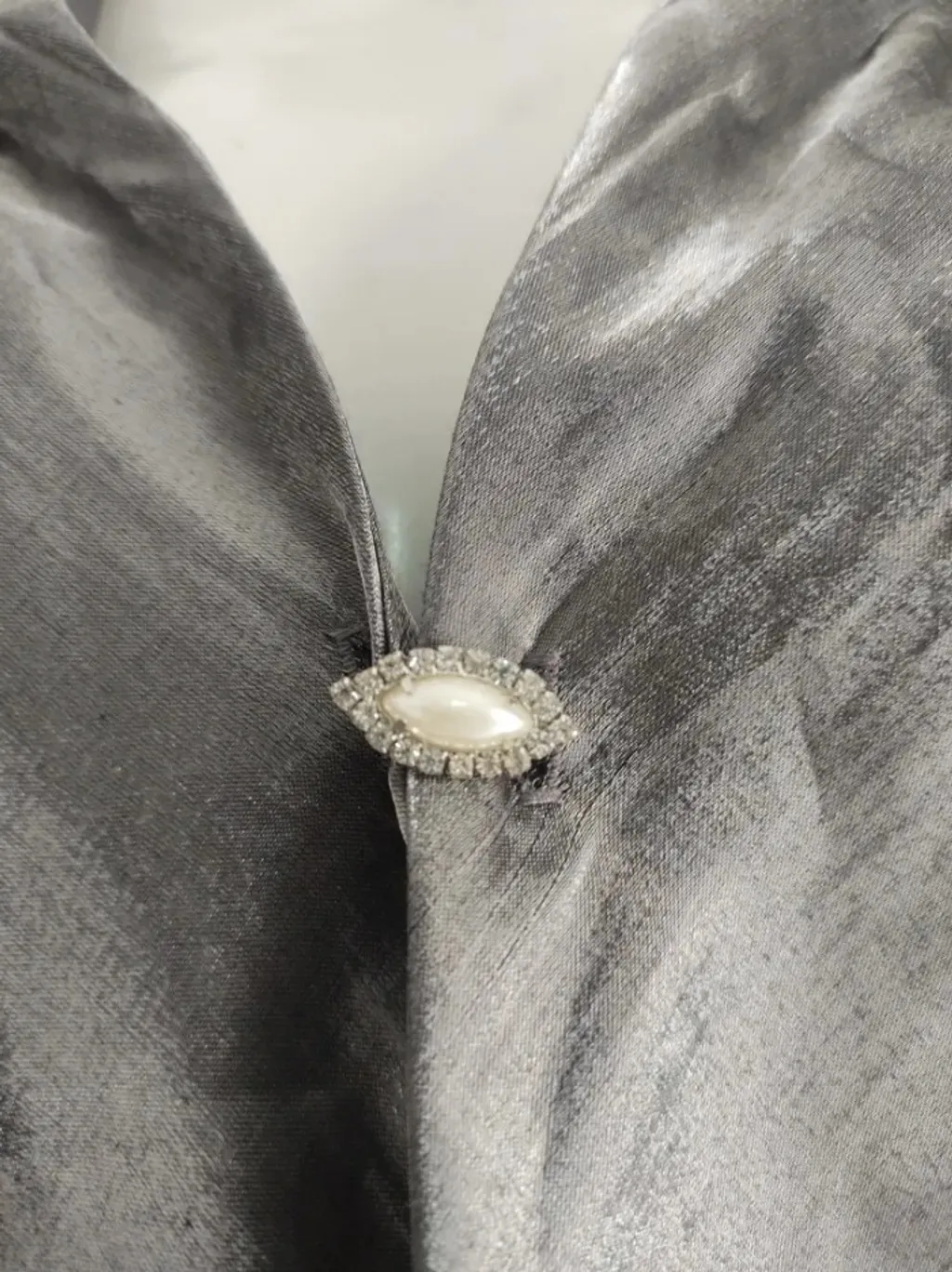 Camisa Metalizada Prata - Tam. M