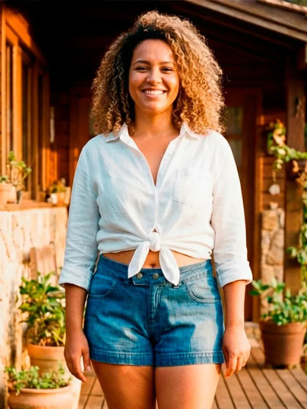 Shorts Jeans Blue Steel - Tam. 42