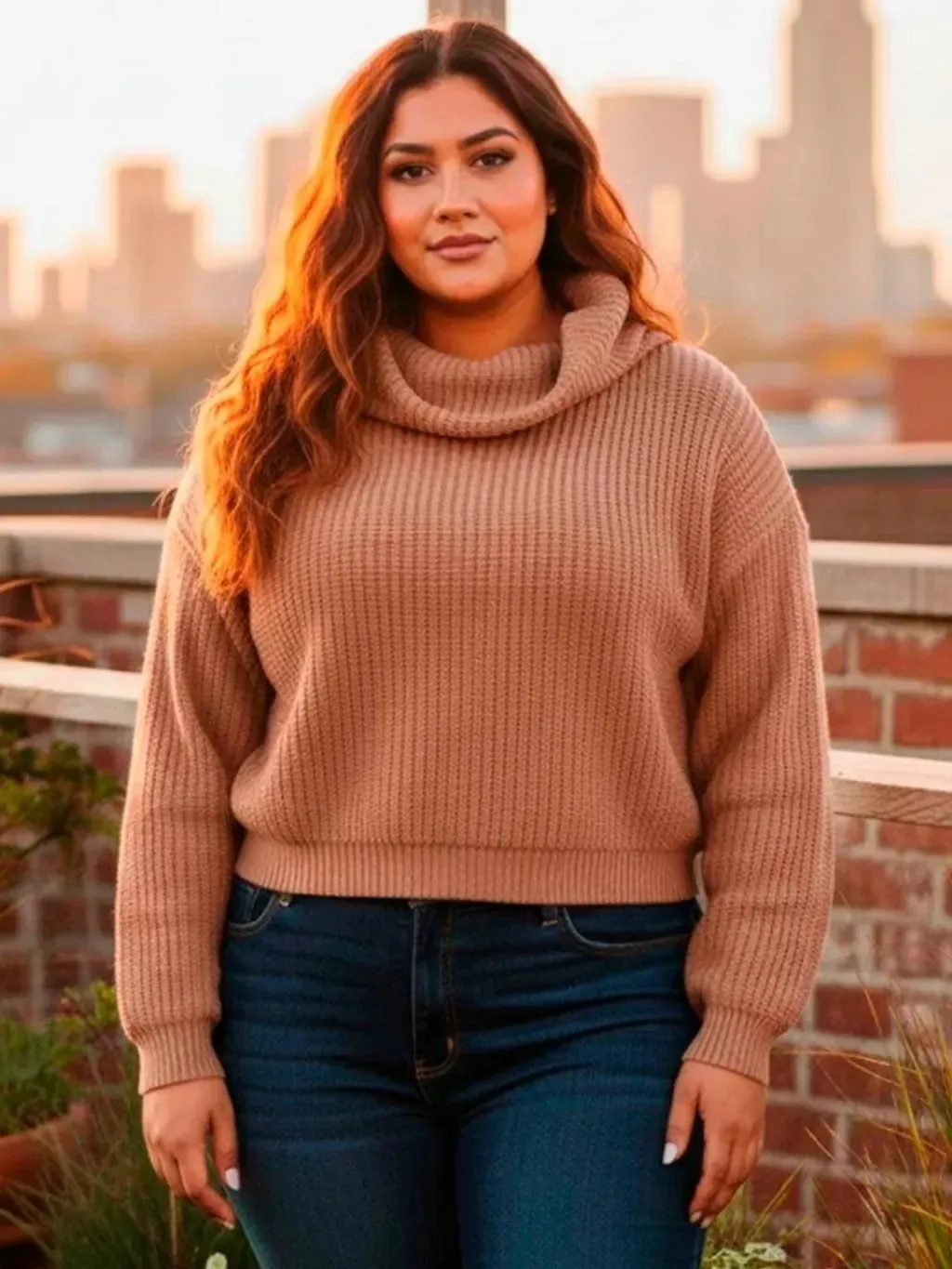 Suéter Cropped Gola Role - Tam. G