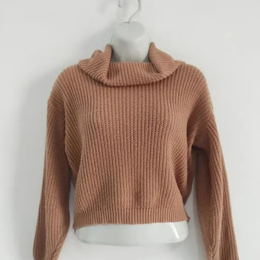 Suéter Cropped Gola Role - Tam. G