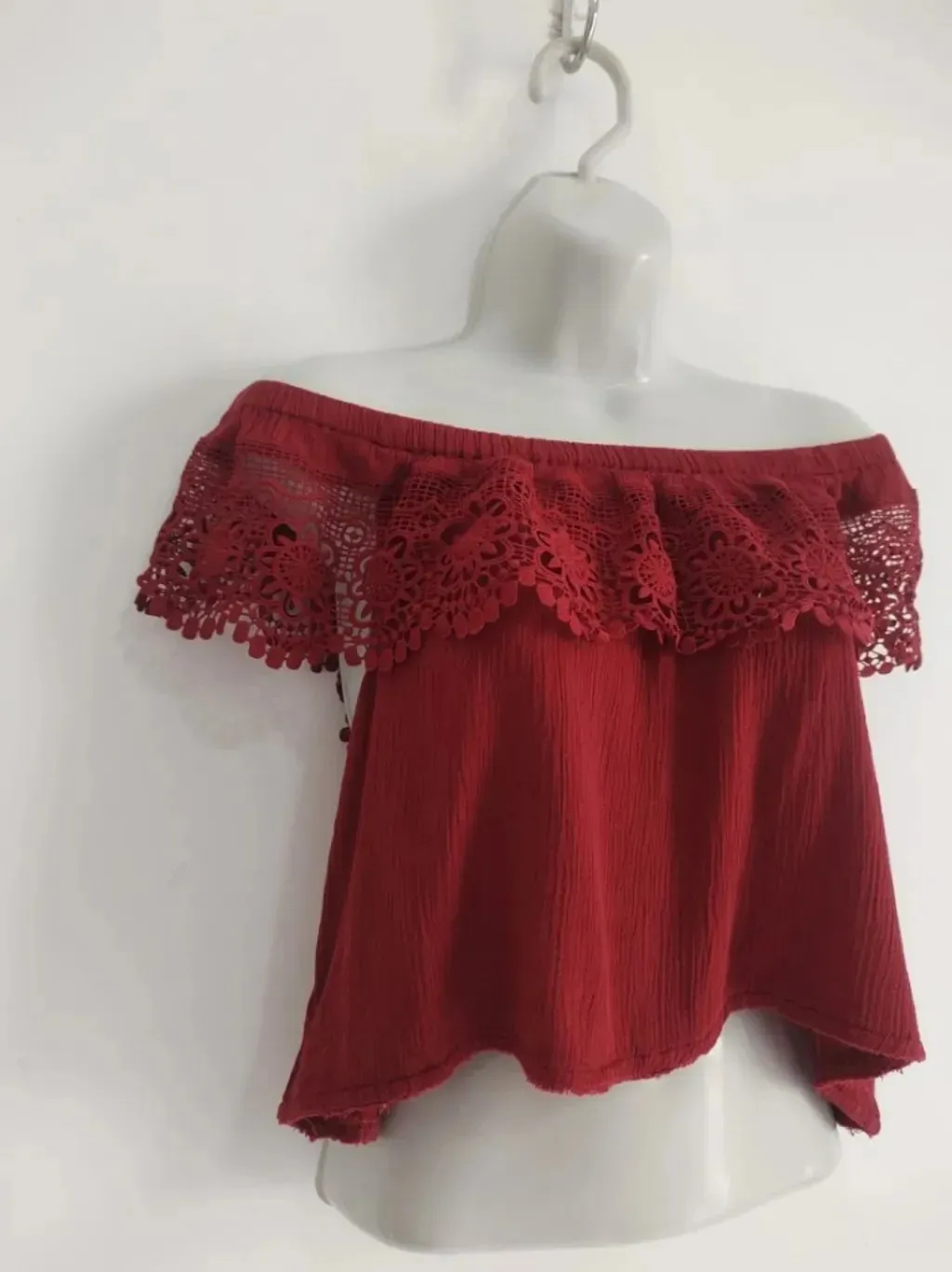 Blusa Cropped Ciganinha - Tam. M