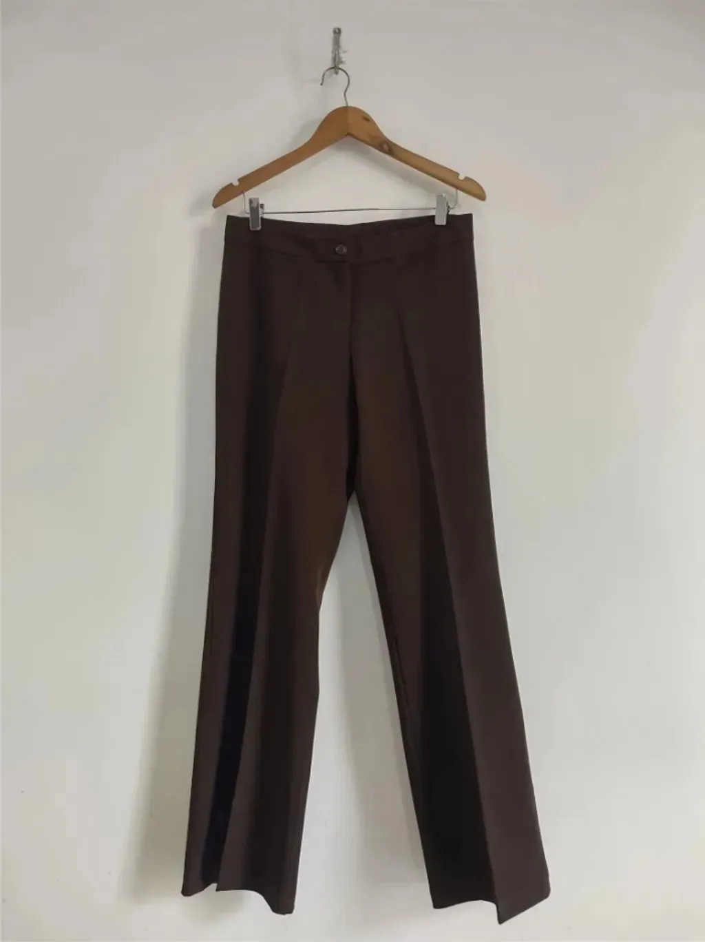 Conjunto Blazer e Calça de Alfaiataria Marrom - Tam. 44