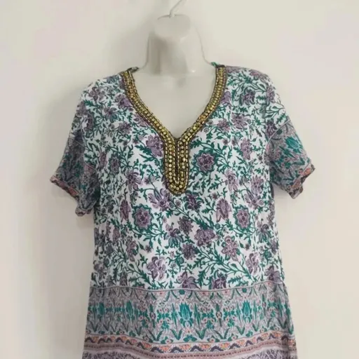 Bata Estampada Pedraria - Tam. M