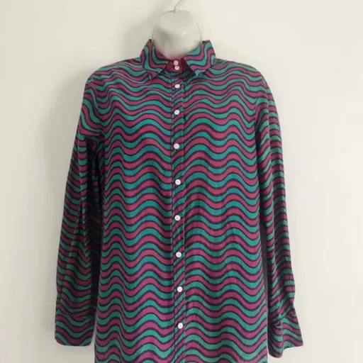 Camisa Estampa Ondas - LE LIS BLANC - Tam. M