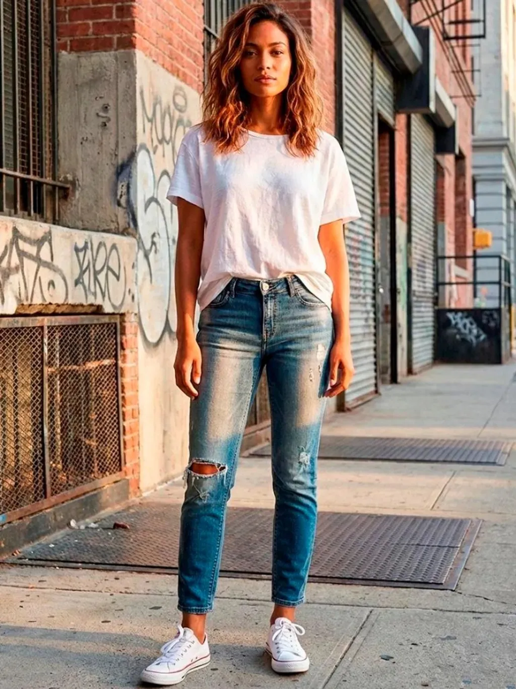 Calça Jeans Destroyed ZARA - Tam. 40