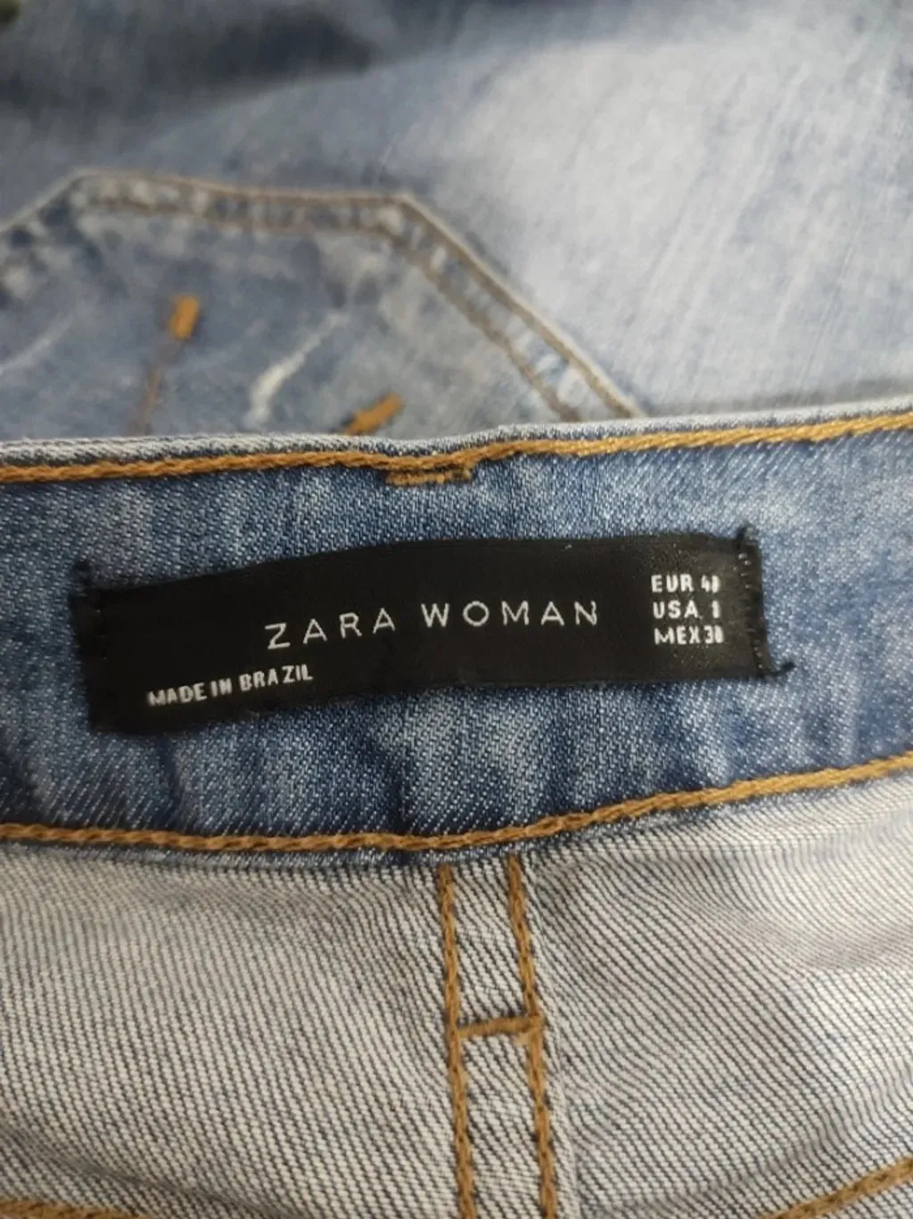 Calça Jeans Destroyed ZARA - Tam. 40