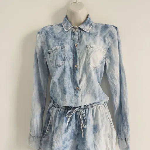 Macaquinho Cor Jeans Lady Rock - Tam.M