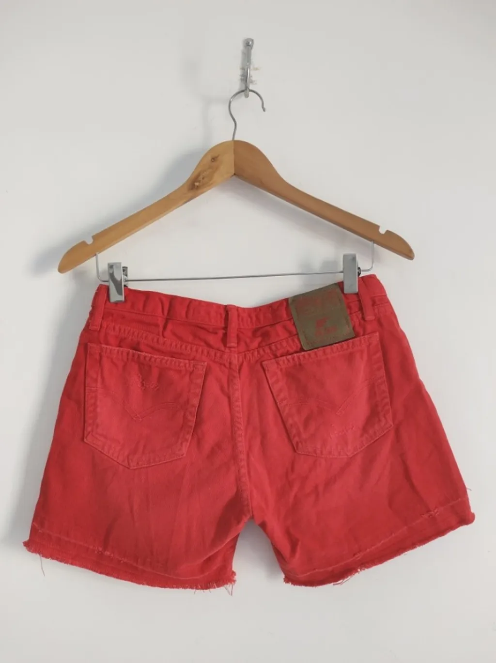Shorts Jeans Vermelho ELLUS - Tam. 36 - leia a descrição