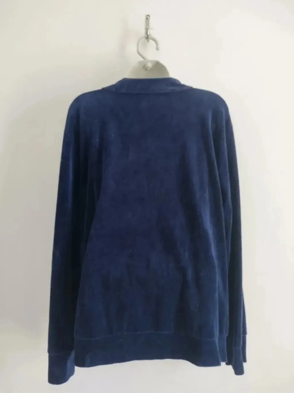 Jaqueta de Veludo com Bordado - Tam. GG