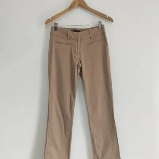 Calça Bege de Alfaiataria ZARA - Tam. 36