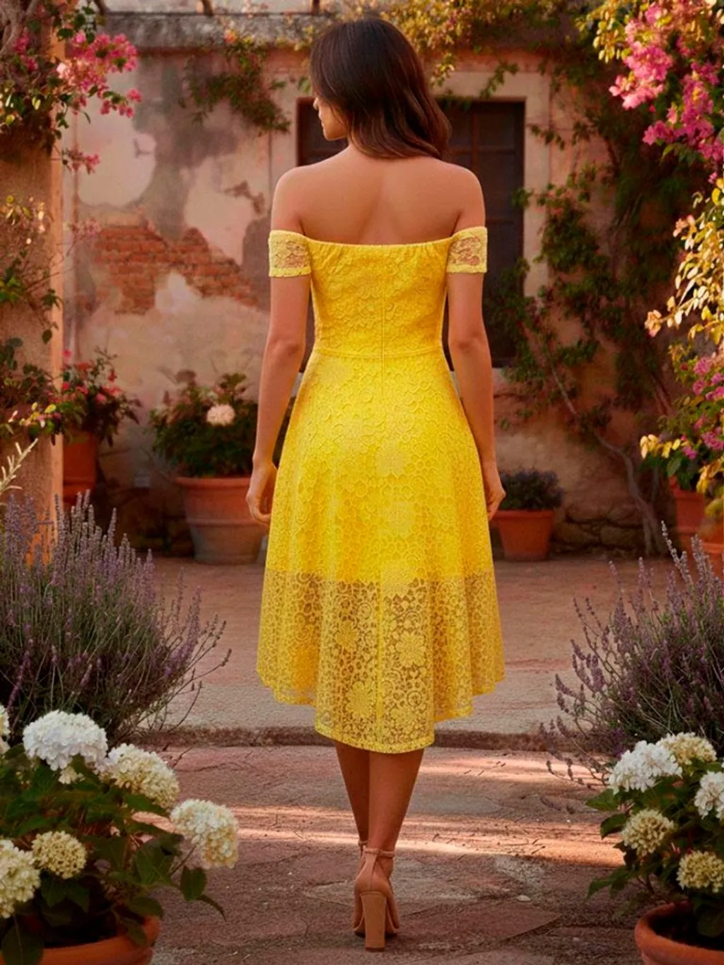 Vestido de Renda Mullet - Tam. P