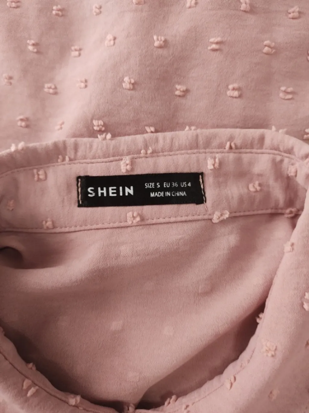 Camisa Rosa Texturizada - Tam. M