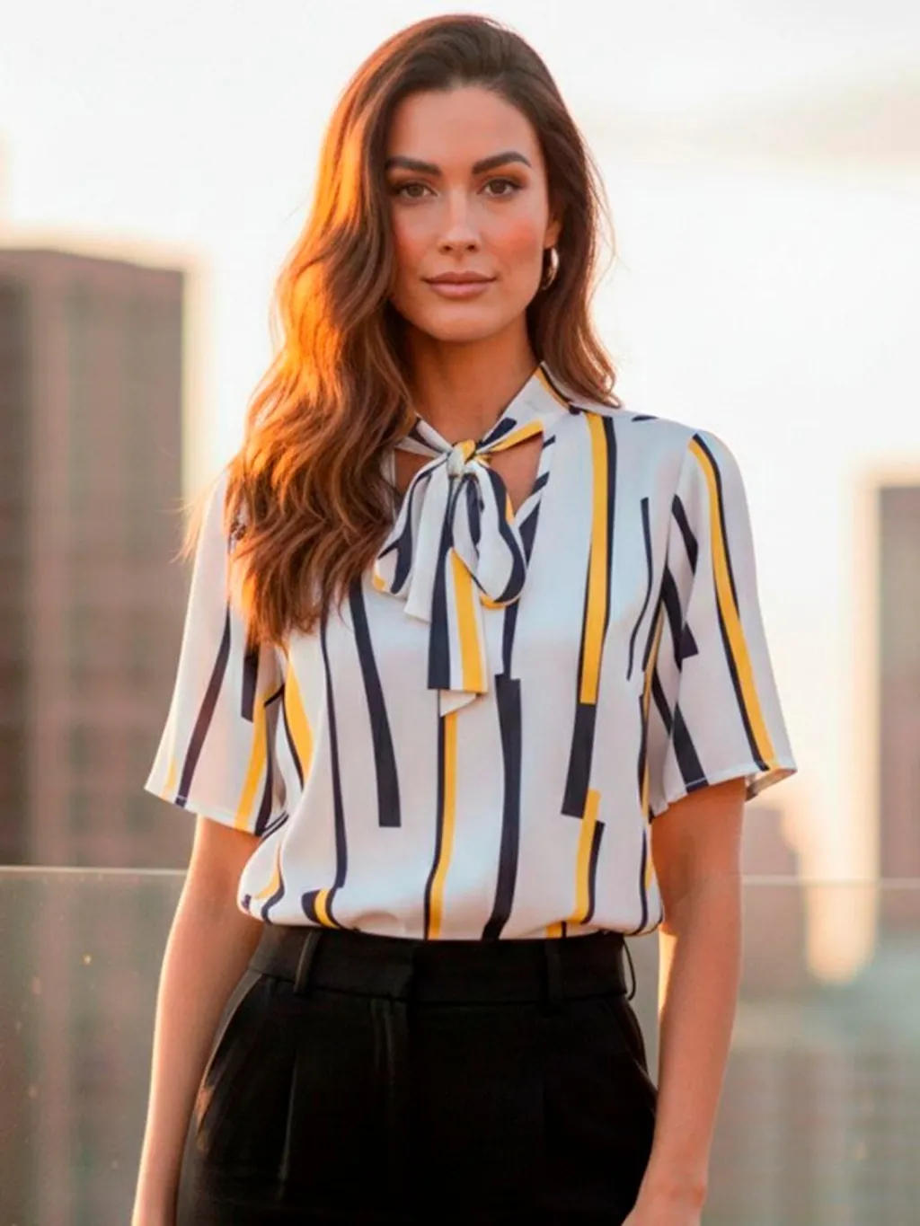 Blusa Social Laço - Tam. P