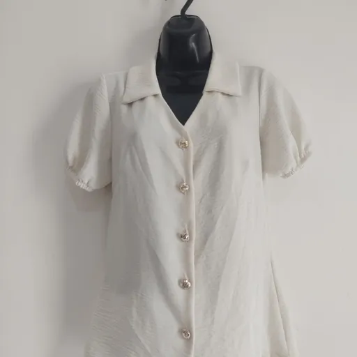 Camisa Creme - Tam. M